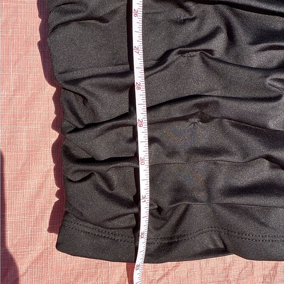 Nikibiki Black Ruched Mini Dress size Small - Picture 8 of 13